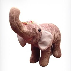 Plush Circus Elephant Barnum Bailey Greatest Show Earth Ringling Brothers Toy